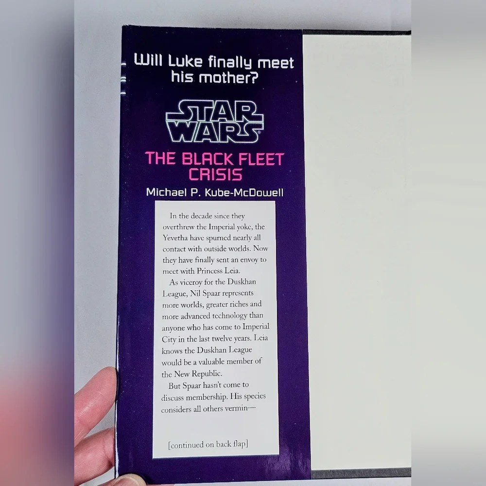 Star Wars: The Black Fleet Crisis trilogy SFBC edition Vintage '97 EUC - Picture 4 of 10